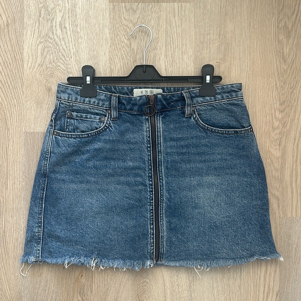 We the Free denim skirt